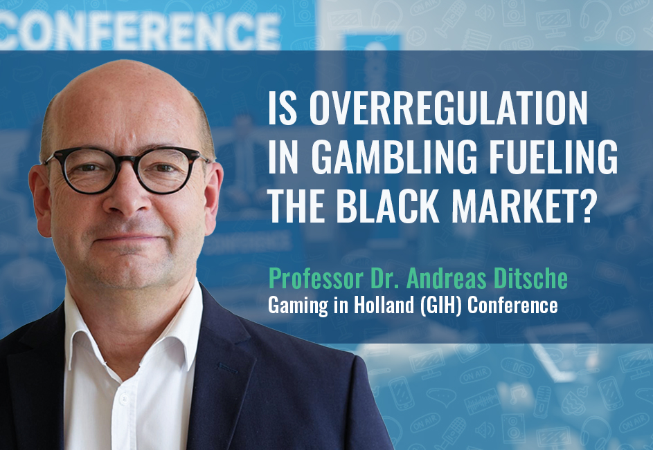 Prof. Dr. Andreas Ditsche at the Gaming in Holland Conference