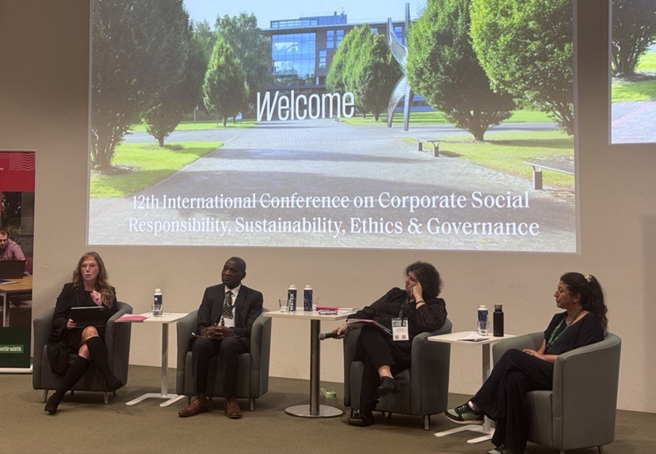 12th International Conference on Corporate Social Responsibility, Sustainability, Ethics & Governance, University of Limerick, June 2026