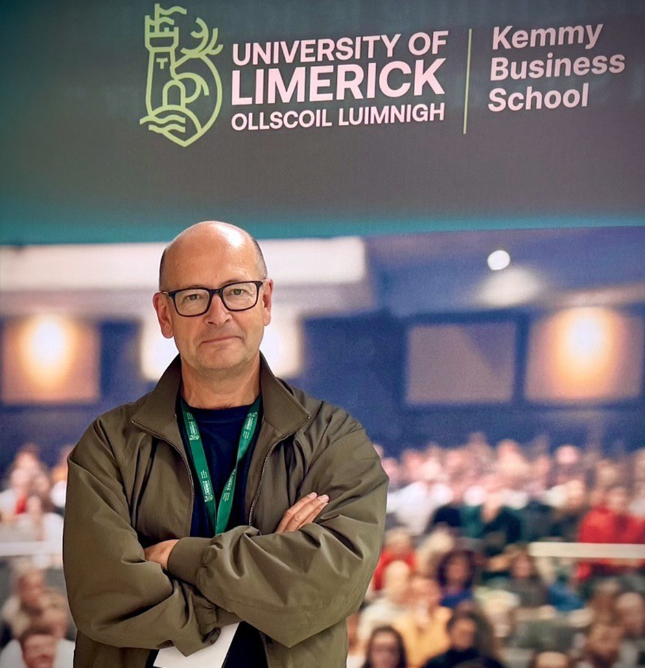 Andreas Ditsche at the Kemmy Business School, University of Limerick