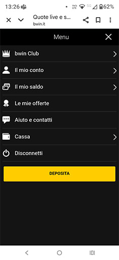 La cassa del casinò bwin con metodi pagamento