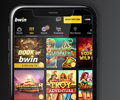 La home della versione mobile di bwin
