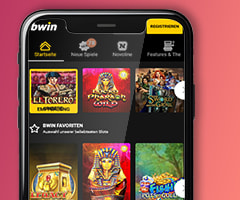 Die mobile Version des bwin Slots Casinos.
