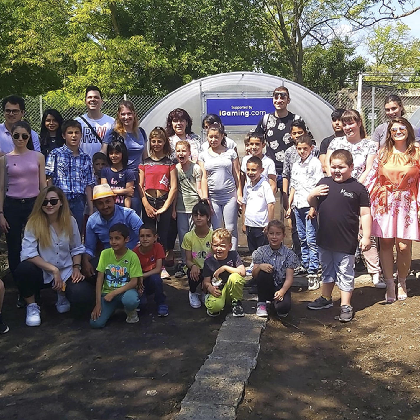 iGaming.com Employees and Children Celebrating Children’s Day at a School for Special Needs Students