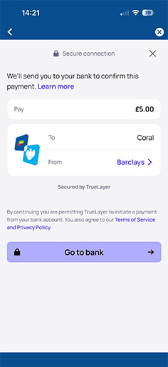 Review and Authorise the Coral Bank Transfer Deposit
