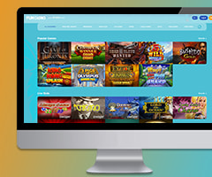 Desktop View of the Fun Casino Website
