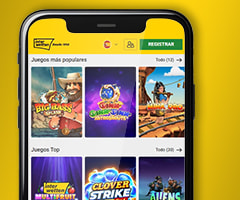 Página principal de Interwetten en versión móvil