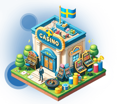 Animerad bild över svenska casinon