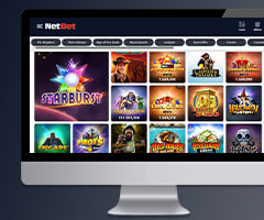 La homepage del casinò online NetBet
