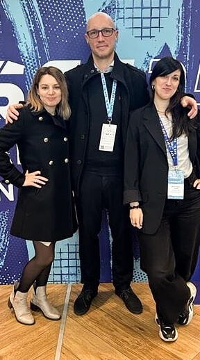 Italian Team Members Attending a Conference