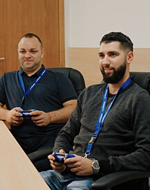 iGaming.com Employee Being Filmed in an Office