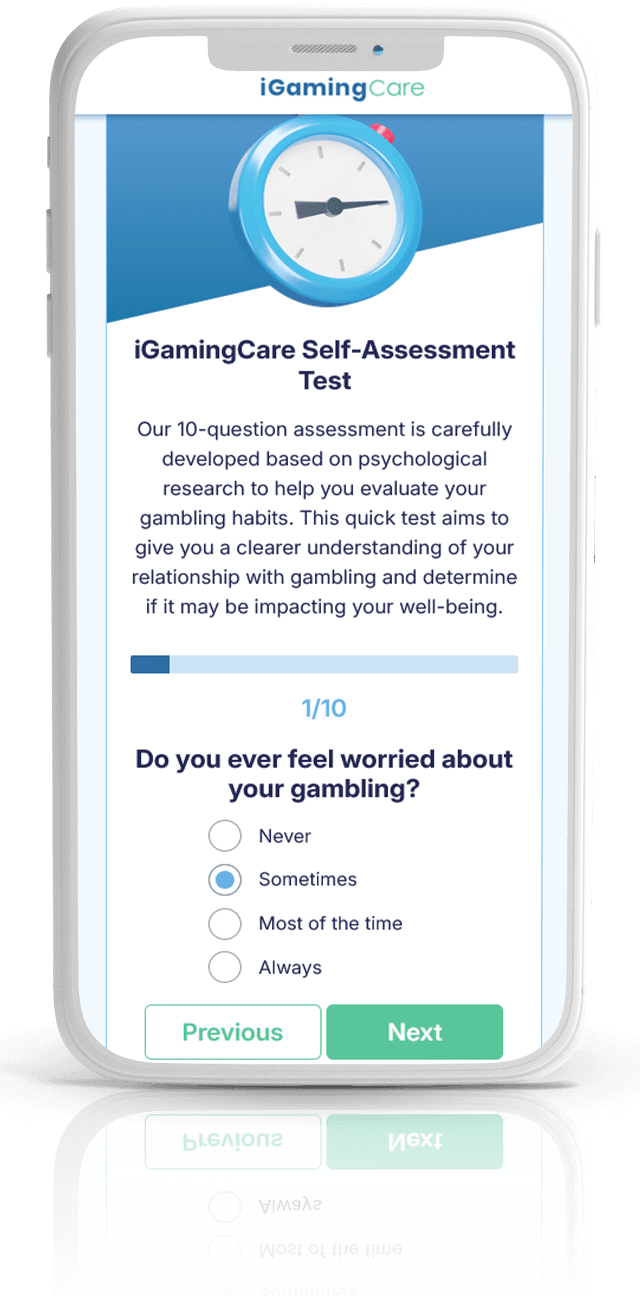 iGamingCare Self-Assessment Test